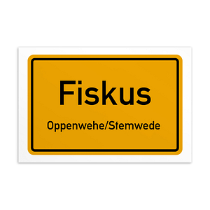 Fiskus-Postkarte stemweed home gespannte Leinwand.