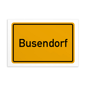 Busendorf-Postkarte Home Fine Art Print.
